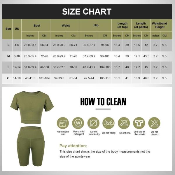Conjunto de yoga sem costura para mulheres camisas de corrida e calções