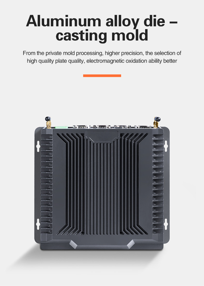 lushbonading ПК коробки порта гигабита ядра мини Fanless врезанный
