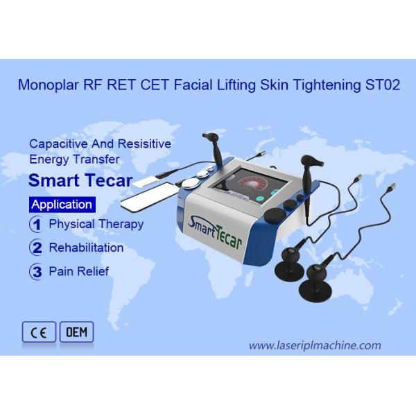 Monopolar CET RF ВЫМАЧИВАТЬ кожу затягивая машину красоты