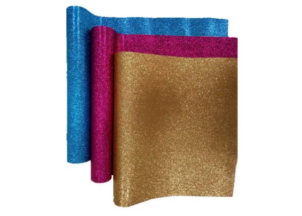 50m Rolls Champagne Gold Glitter Wallpaper , Glitter Powder Surface Glitter Feature Wallpaper
