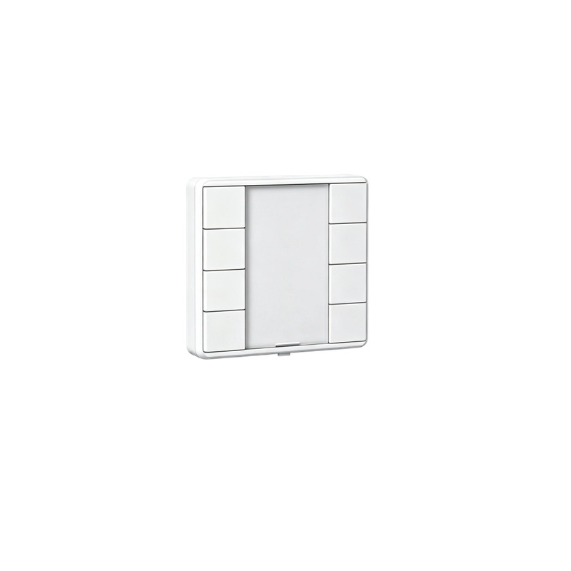 MTN628319 Schneider Design 8-Button KNX Smart Panel Bus Coupler Pure White RGB LED Scene HVAC Control