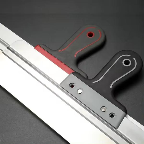 Soft Grip Ergonomic Handle ProGrip Aluminum Backing Stainless Steel Blade Drywall Taping Knife