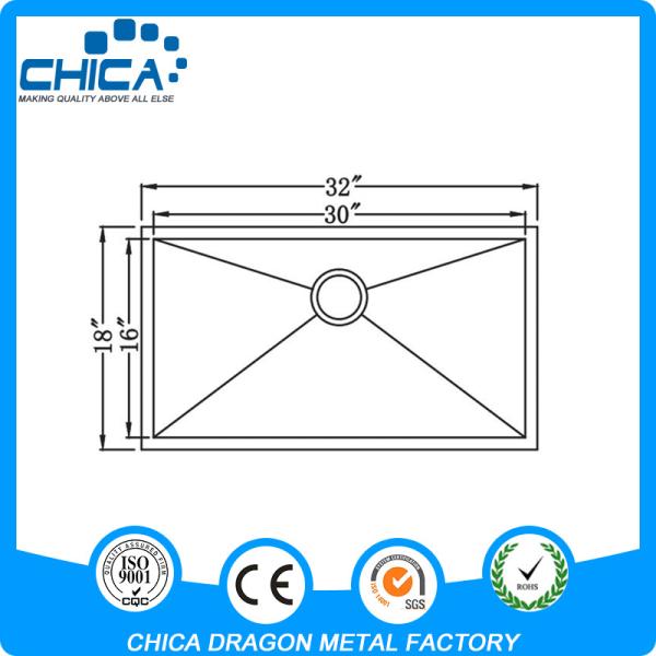 best selling steelSUS304 undermount double bowl handmade kitchen sink with grids