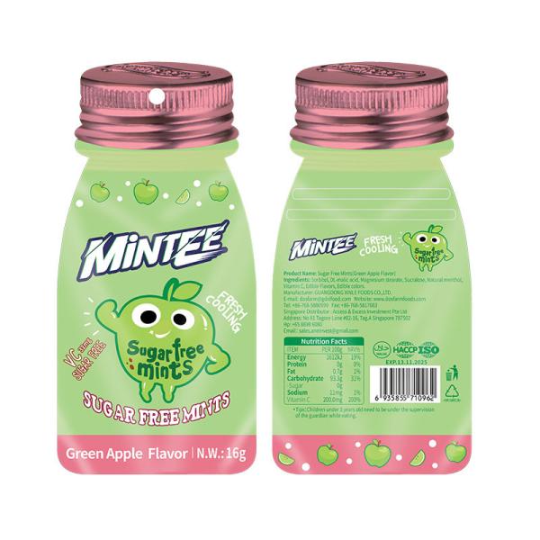 OEM personnaliser stockage à température ambiante délicieux bonbons à la menthe sans sucre