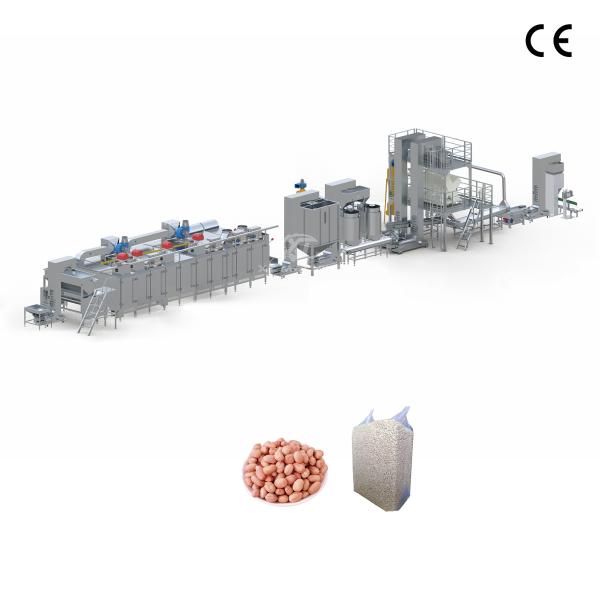 Stainless Steel 304 Food Grade Roasted Peanut Blanching Machine Hazelnut Peeling Machine