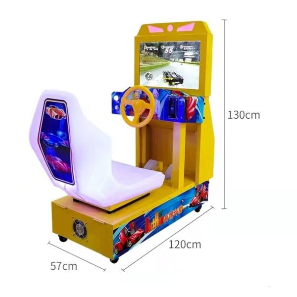 Máquina de jogos eletrônicos de corrida para crianças com tensão 110V/220V/230V