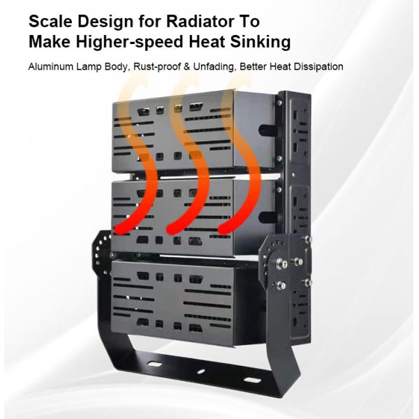 High Power Outdoor Stadium Led Flood Lighting 100w 200w 300w 400w 500w 600w 6KV 10KV IP65 Waterproof