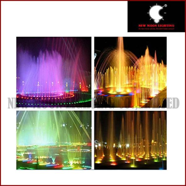 Remote Control 10w DC12v Water resistant RGB LED Underwater Light Lamp for Landscape Fountain Pond Lighting (Black)