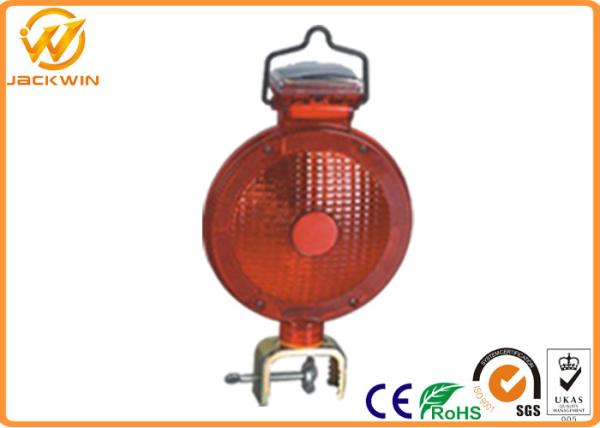 Solar Hazard Traffic Warning Lights optional mounted Barricade Construction Caution