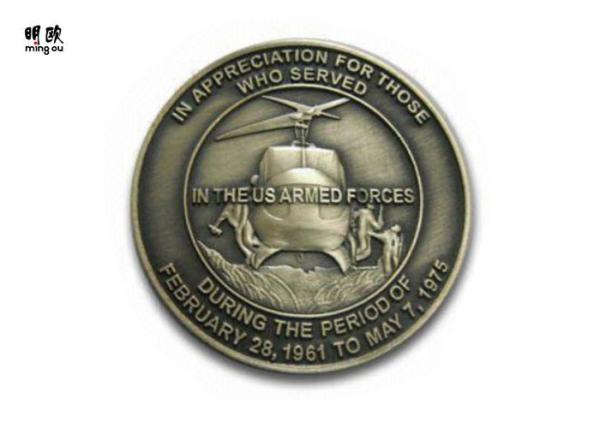Helicopter Shape Marine Corps Challenge Coins , Custom Commemorative British Coins