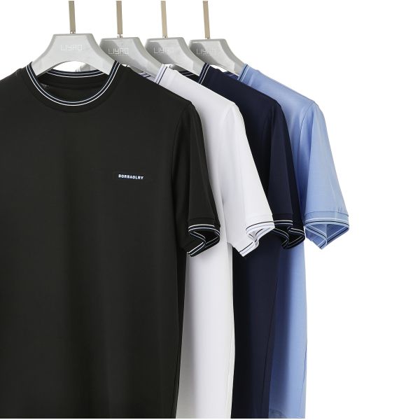 Wholesale T Shirt With Logo Custom Logo Printed Manufacturer Sport Daily Casual Crewneck Round Neck T Shirt for Men