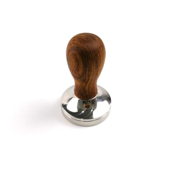 Wooden Handle Calibrated Coffee Tamper Flat Press Hammer Tool For Coffee Maker