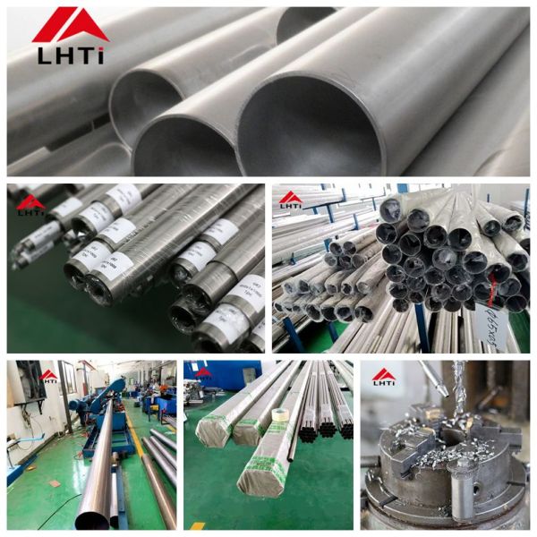 Welding Titanium Tube for Heat Sink Titanium Seamless Pipe ASTM B338 Gr1 Gr2 Gr7 Gr9 Titanium Tube