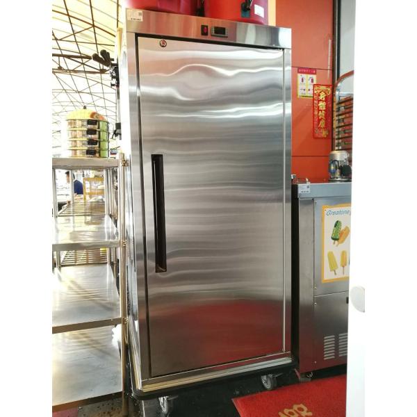 Stainless Steel Single Door Heated Holding Cabinet Commercial Food Warmer Cart