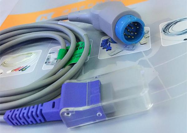 Compatible Philips SpO2 Sensor Adapter Cable for Philips M1900B with Nellcor Model