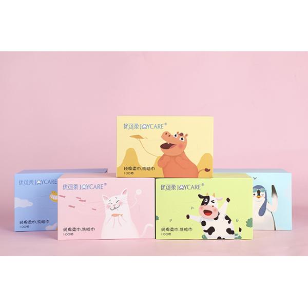 Oem service cotton facial tissue paper 15*20 cm 100 pcs/bag box package