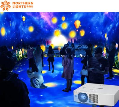 Northern Lights Immersive Room Projector 3200 Lumens Projeção Interativa do Pavimento