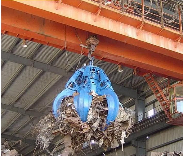 Mechanical Hydraulic Grab Bucket with Remote Control for 5-50t Excavators in Orange Peel Type