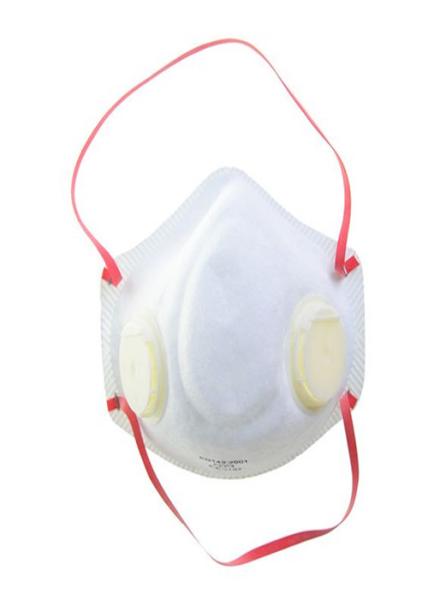 Red Head Straps 4 Ply Antibacterial Face Mask Ffp2 With Two Valves