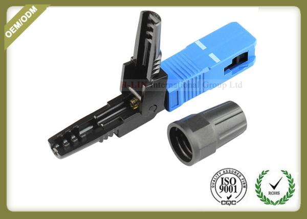 Professional Fiber Optic Accessories SC UPC SM MM Fiber Fast Connector 52~55mm Length