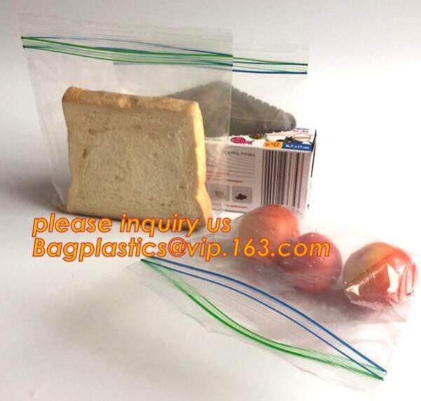 double track reclosable zip lock bag, double-track zipper closure, slide seal reclosable poly bags, package double track