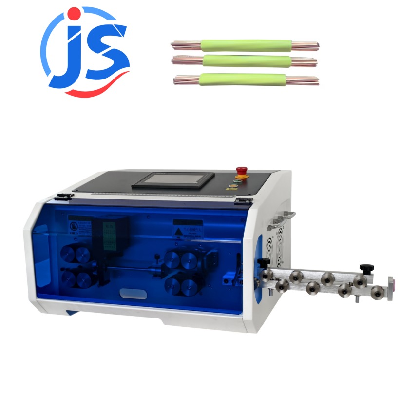 HQ 650W Multi-function Fully Automatic Cable Strip Machine Cable Max 35mm²  Wire Stripping 8 Wheels Driving Factory Direct