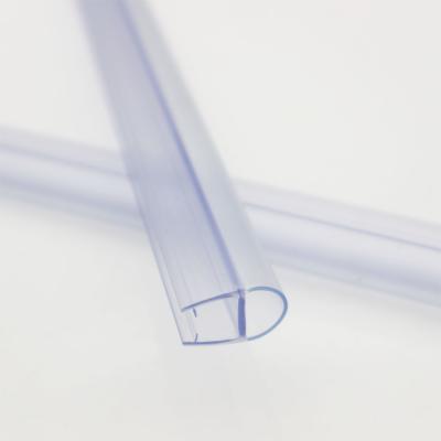 Faixa de vedação da porta do chuveiro de vidro temperado sem enquadramento de 6-12 mm com vedações de PVC impermeáveis