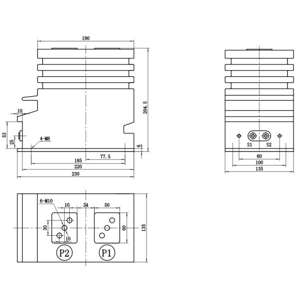 Single Phrase MV Instrument Transformer Manufacturers Inflatable Cabinet Ustage