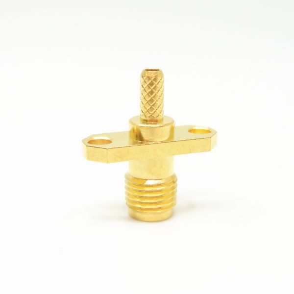 Flange SMA Connector Female Two Hole Connector Customized SMA-KFD3
