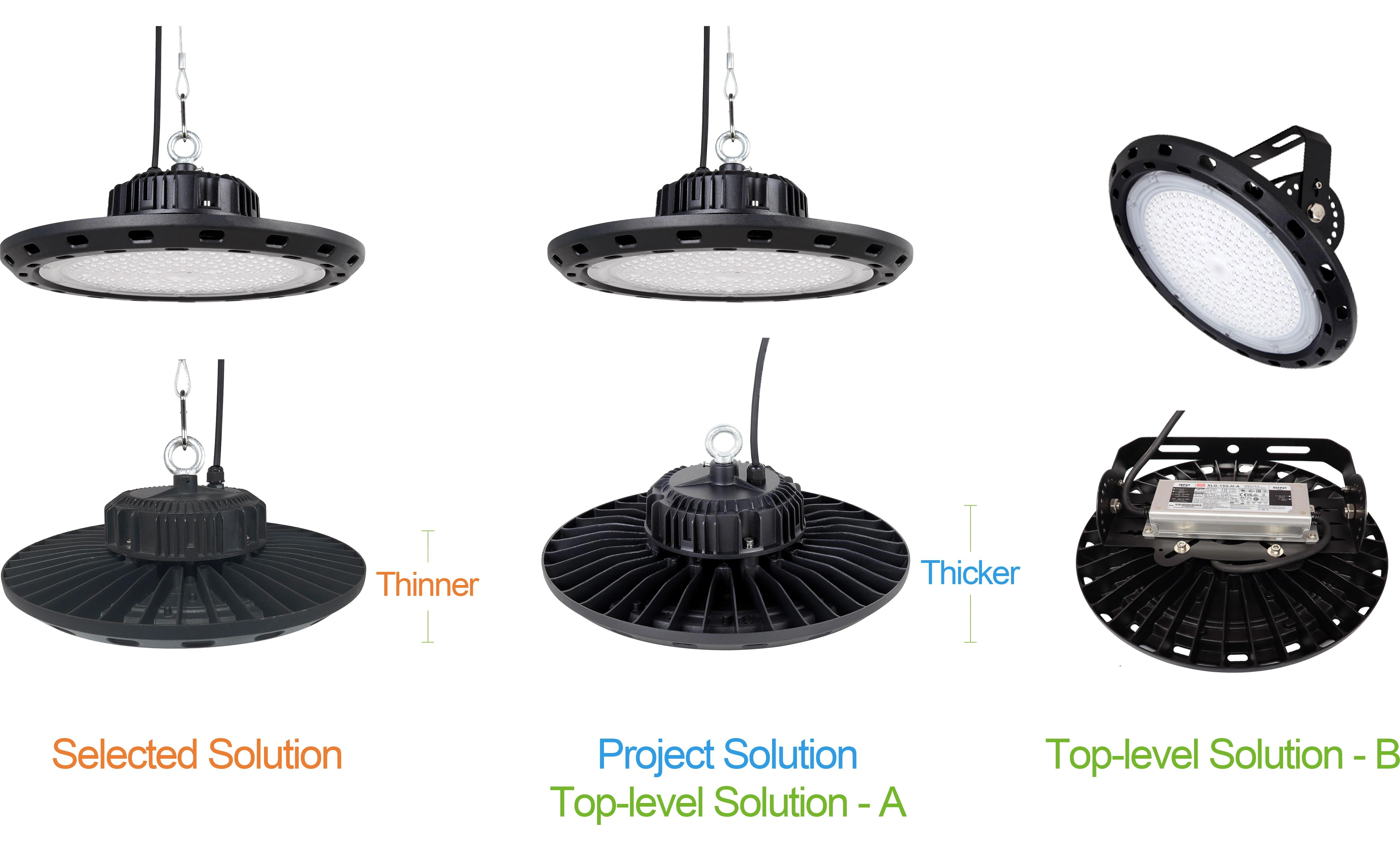 УФО высокий подводный свет с датчиком движения потолок для мастерского склада