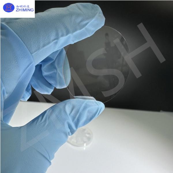 Lente óptica Sic 10x10x10mmt 4H-SEMI HPSI forma y tamaño personalizado 6SP espesor 10.05