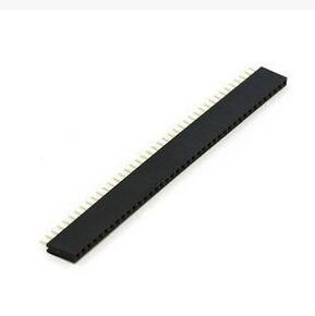 1.27mm 2.0mm 2.54mm single row female header connector DIP type