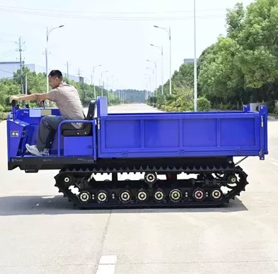 Heavy Duty Self-Propelled Diesel Tracked Transporter GF5000A 5 Ton Capacity Oil Palm Plantation Forestry