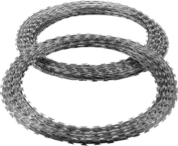 Factory direct supply cheap price Sell Well New Type  Razor Galvan Blade Fencing Wire Barbed Concertina Wire