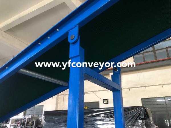 Factory custom Inclined Belt Conveyor System,Adjustable Height Belt Conveyor