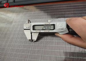 Écran de tamis de courbure incurvé par 304 soudé par cale statique d'acier