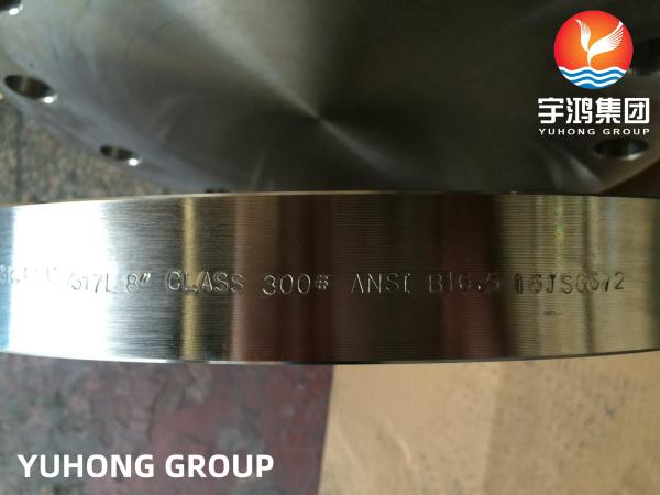 ASTM A182 F317 F317L Blind RF SS Forged Flange Bridas