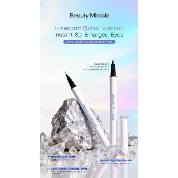 OEM Natural Black Makeup Eyeliner Pencil Quick-drying Cosmetics Waterproof Long-lasting Color Eyeliner Pen
