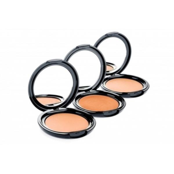 Продолжительный Креам макияж порошка стороны набора контура с таможней цвета зеркала