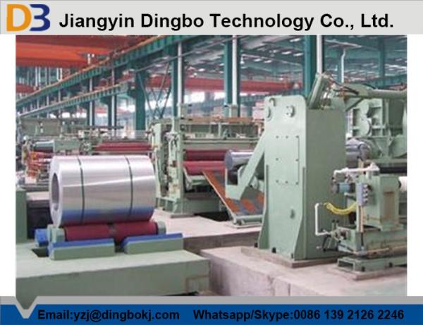 PLC Control Leveling Steel Coil Cut To Length Machine Line With Hydraulic Decoiler
