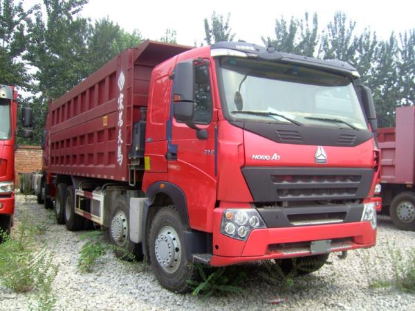 420 hp A7 8x4 Dump Tipper Truck / 4 axle dump truck with A7-W Cabin