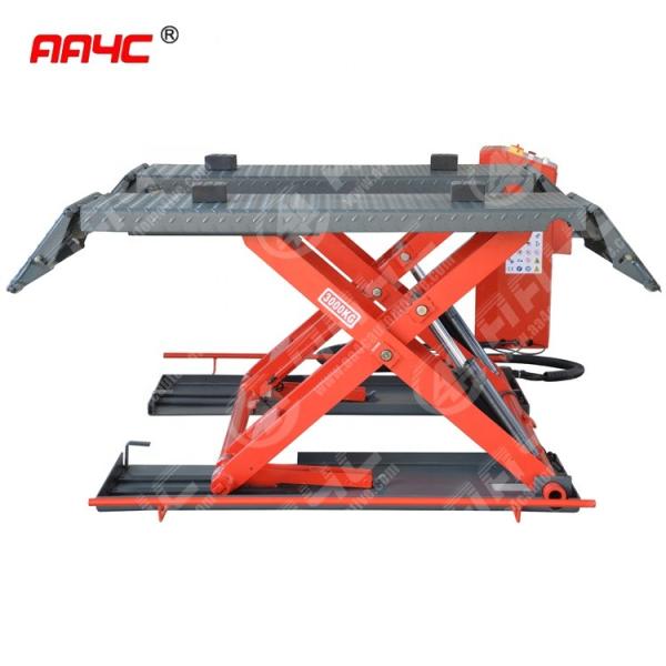 AA4C mid rise scissor lift auto lift vehicle ramp car lift 1M high 3T capacity pneumatic unlock  AA-TCL3100