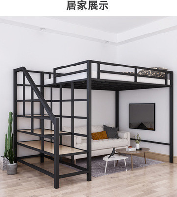 1800*1800*2000 School Furniture Children Bed with Desk and Loft Wooden Bunk Bed