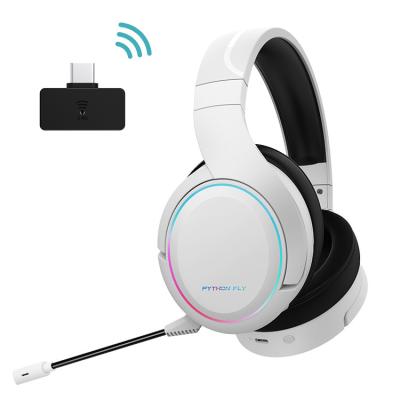 2Fones de ouvido de jogos sem fio para PC com controle de volume sobre fones de ouvido