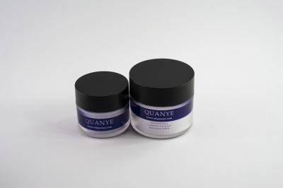 Os tampões de parafuso esvaziam os frascos de creme/frascos plásticos cosméticos de superfície de rotulagem