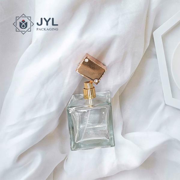 Shinny Aluminum Alloy Perfume Caps Bespoke Desing  With Diamond & Logo