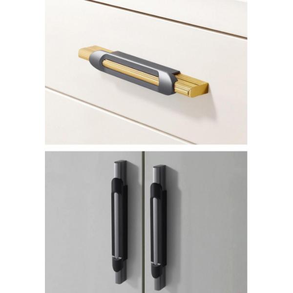 American New Aluminum Knurled Simple Gold T Bar 128mm Furniture Cupboard Wardrobe Cabinet Wardrobe Door Pull Handles