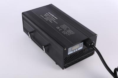 Black 12v 24V 36V 48V 72V Lithium Battery Charger 1500W Max Output