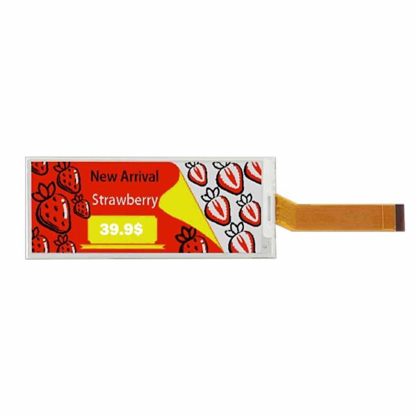 4.37 Inch 176x480 Bar Type E Ink Display Epaper Screen Module for Electronic Shelf Label
