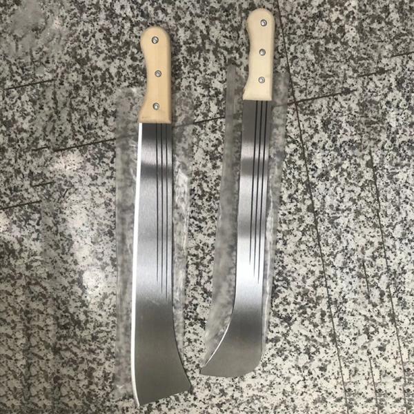 11in Wooden Handle Machete Cane Farming Cutting Tools 1.6mm 50MN